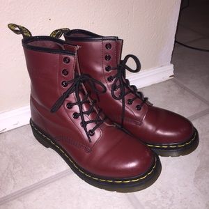Cherry Red Dr. Martens